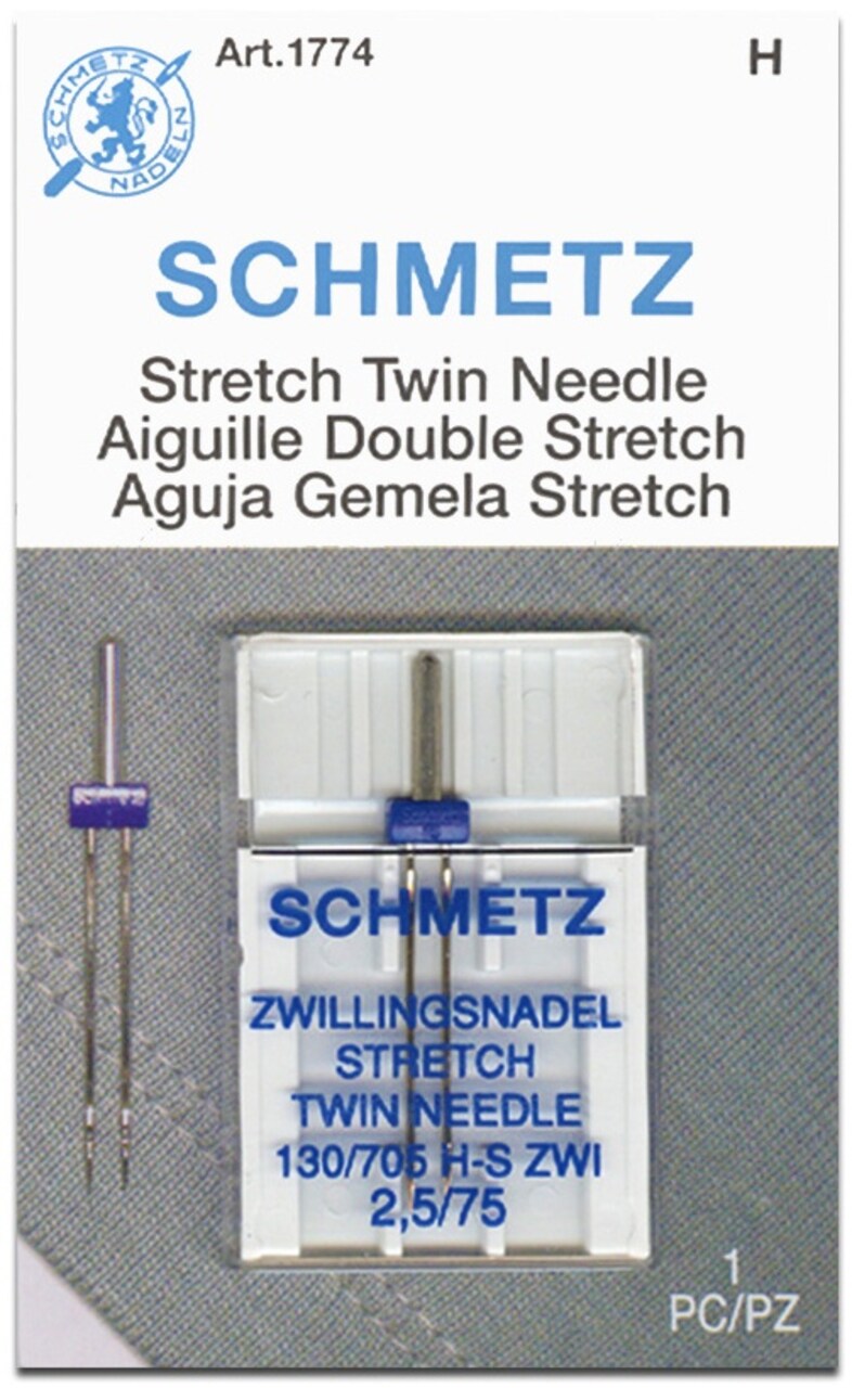Schmetz Twin Stretch Machine Needles-Size 2.5/80 1/Pkg